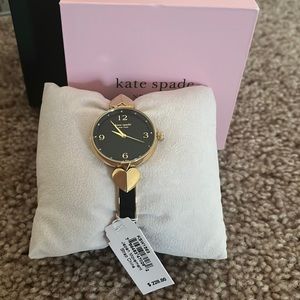 Kate Spade Black and Gold Hollis Watch